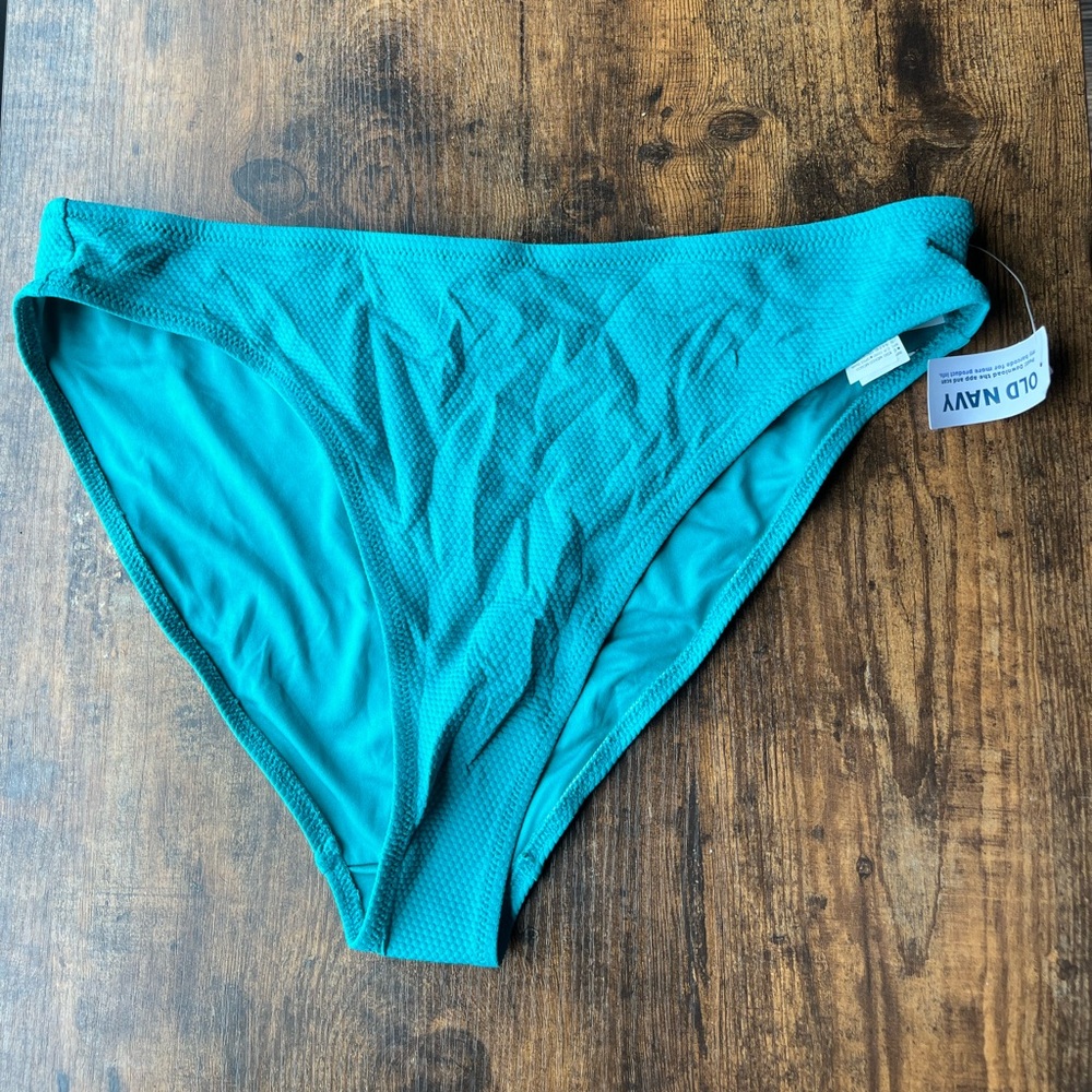Old Navy Women's Vibrant Teal Bikini Bottoms